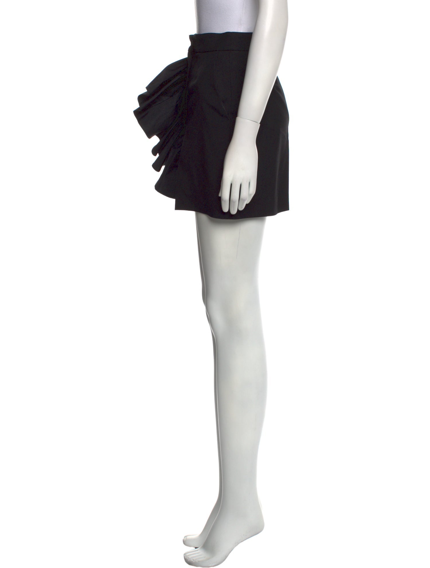 Alexander McQueen Wool Mini Shorts