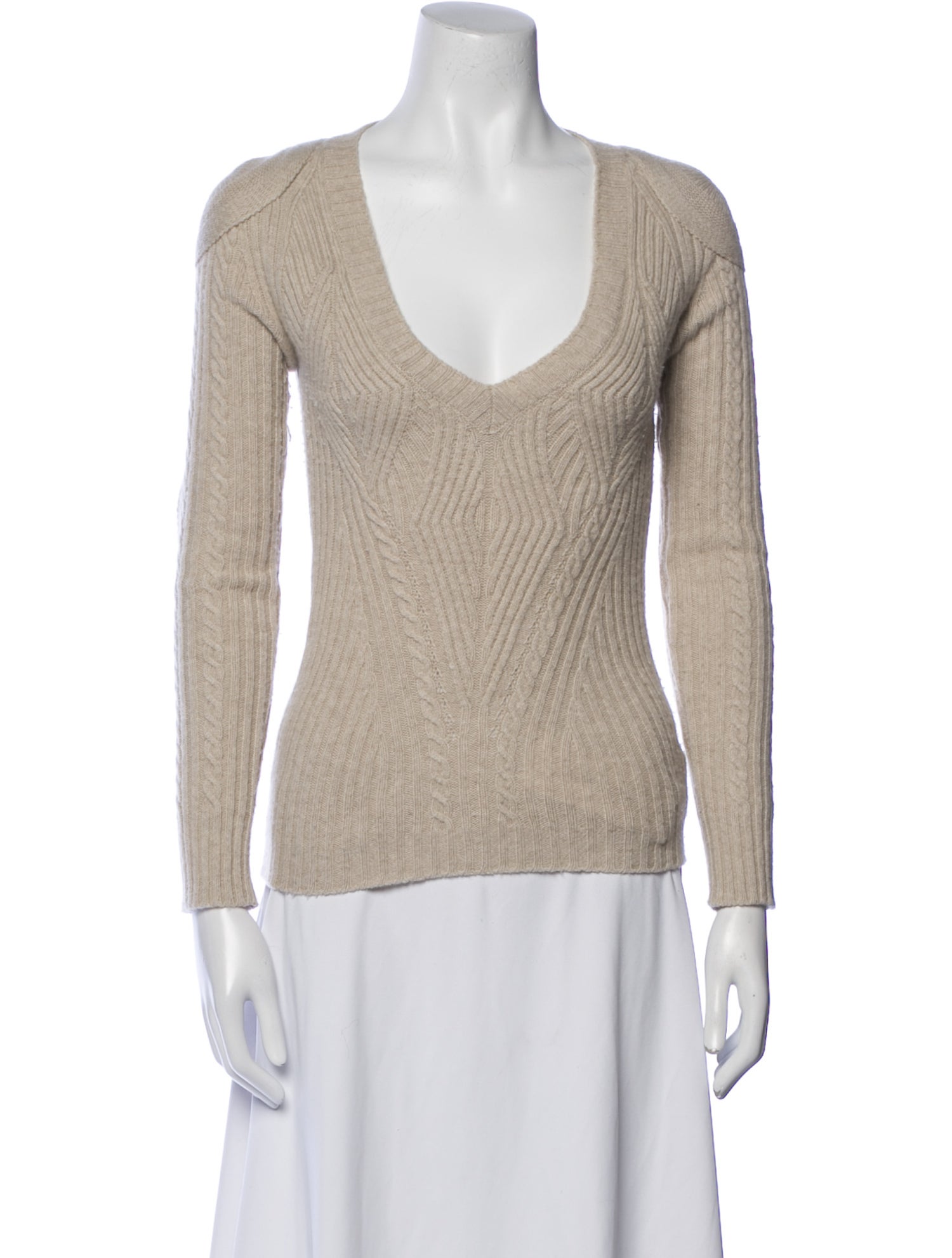 Alexander McQueen Wool V-Neck Sweater
