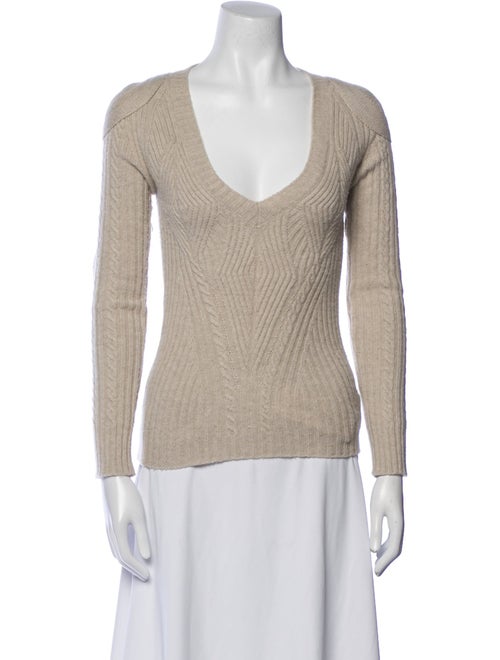 Alexander McQueen Wool V-Neck Sweater