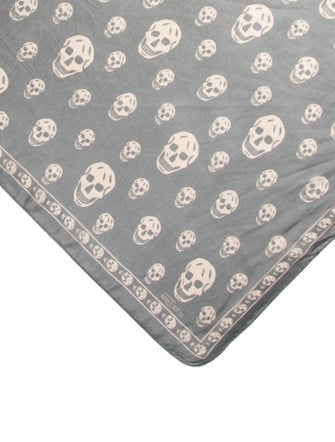 Alexander McQueen Silk Skull Scarf