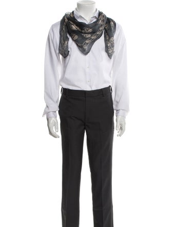 Alexander McQueen Silk Skull Scarf