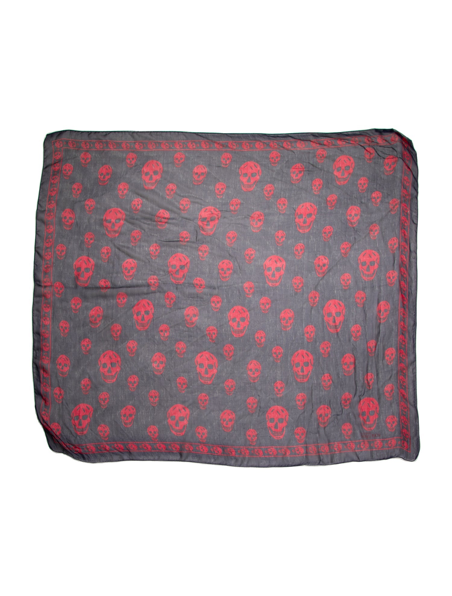 Alexander McQueen Silk Skull Scarf