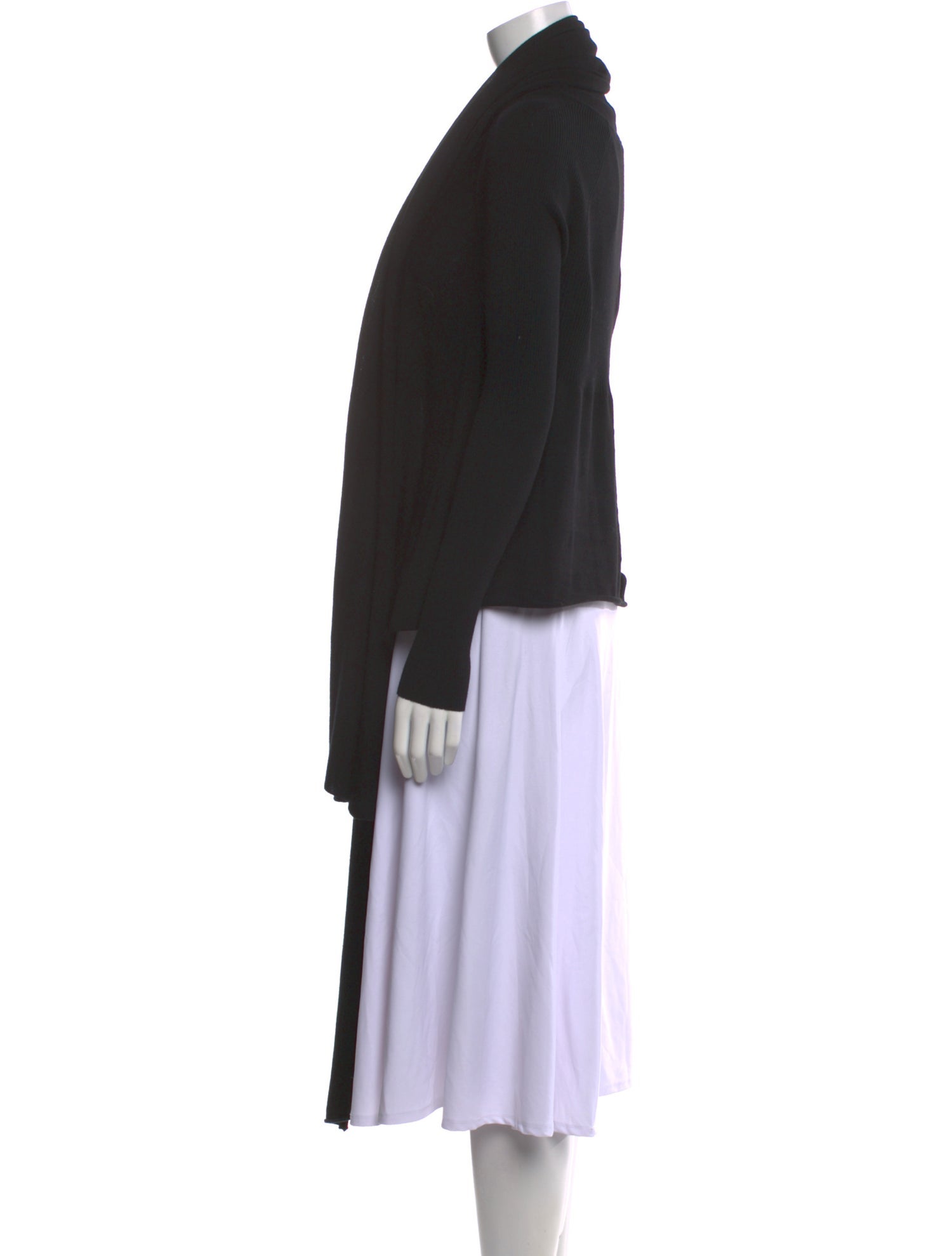 Alexander McQueen Wool Open Front Sweater