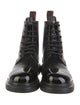 Alexander McQueen Leather Combat Boots
