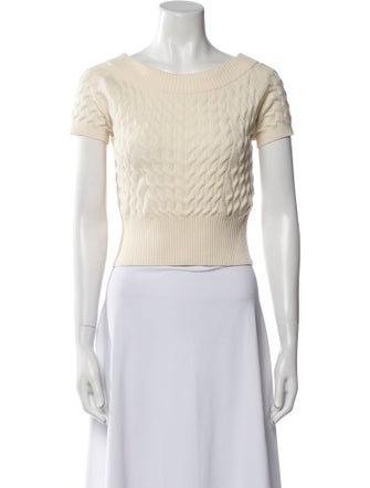 Alexander McQueen Wool Bateau Neckline Sweater