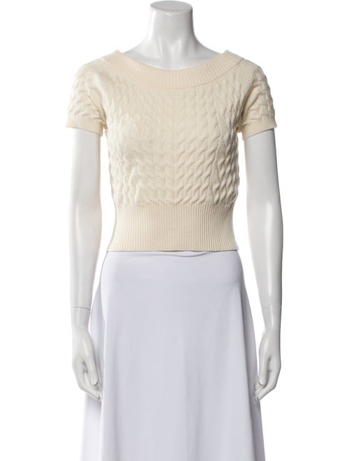 Alexander McQueen Wool Bateau Neckline Sweater