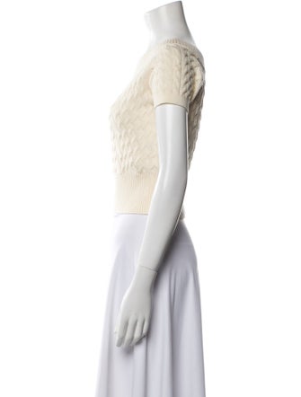 Alexander McQueen Wool Bateau Neckline Sweater