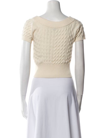 Alexander McQueen Wool Bateau Neckline Sweater