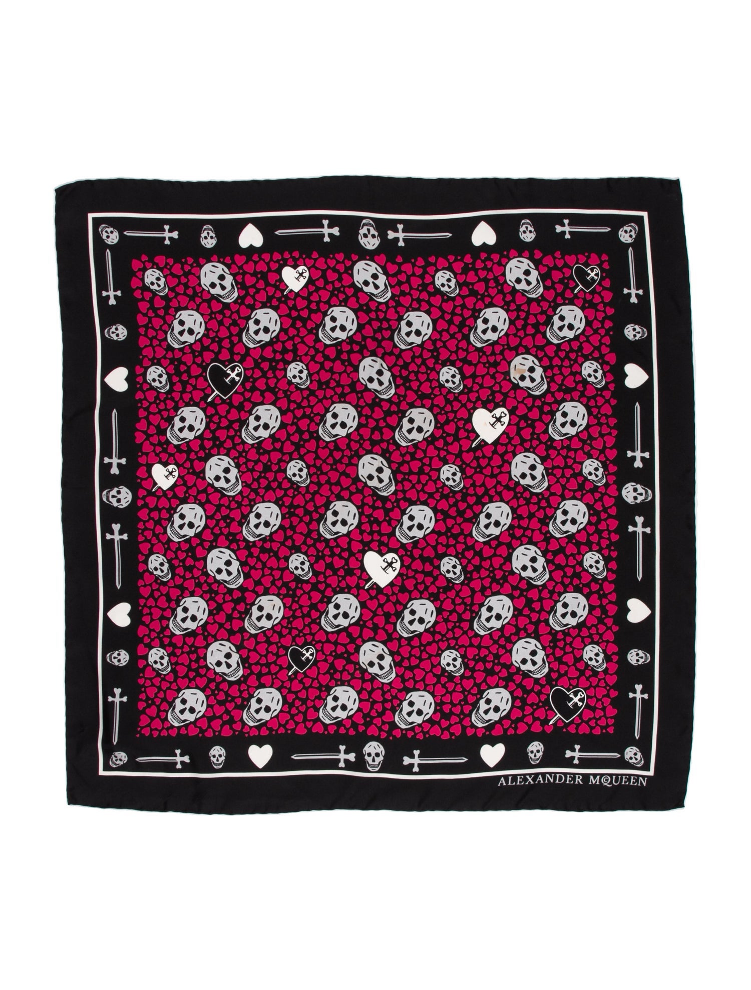 Alexander McQueen Silk Skull Scarf