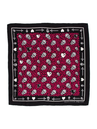 Alexander McQueen Silk Skull Scarf