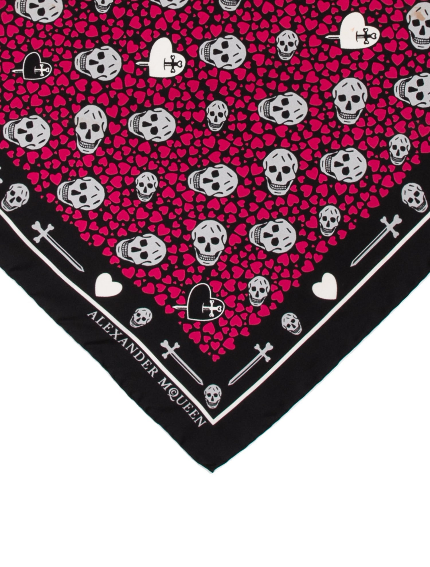 Alexander McQueen Silk Skull Scarf