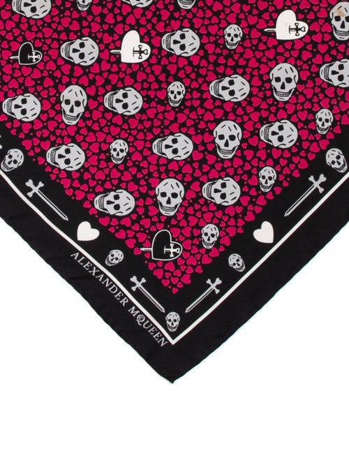 Alexander McQueen Silk Skull Scarf