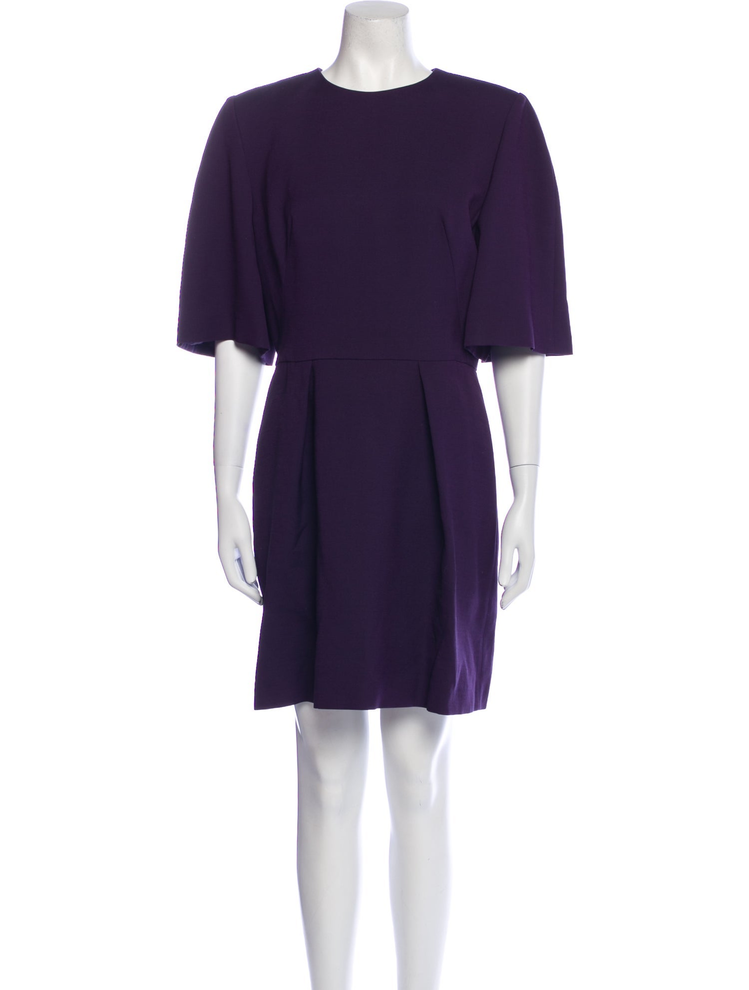 Alexander McQueen Wool Mini Dress