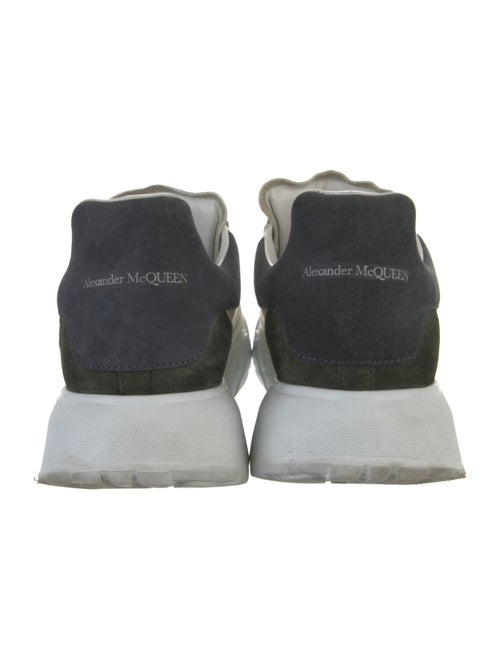 Alexander McQueen Leather Colorblock Pattern Sneakers