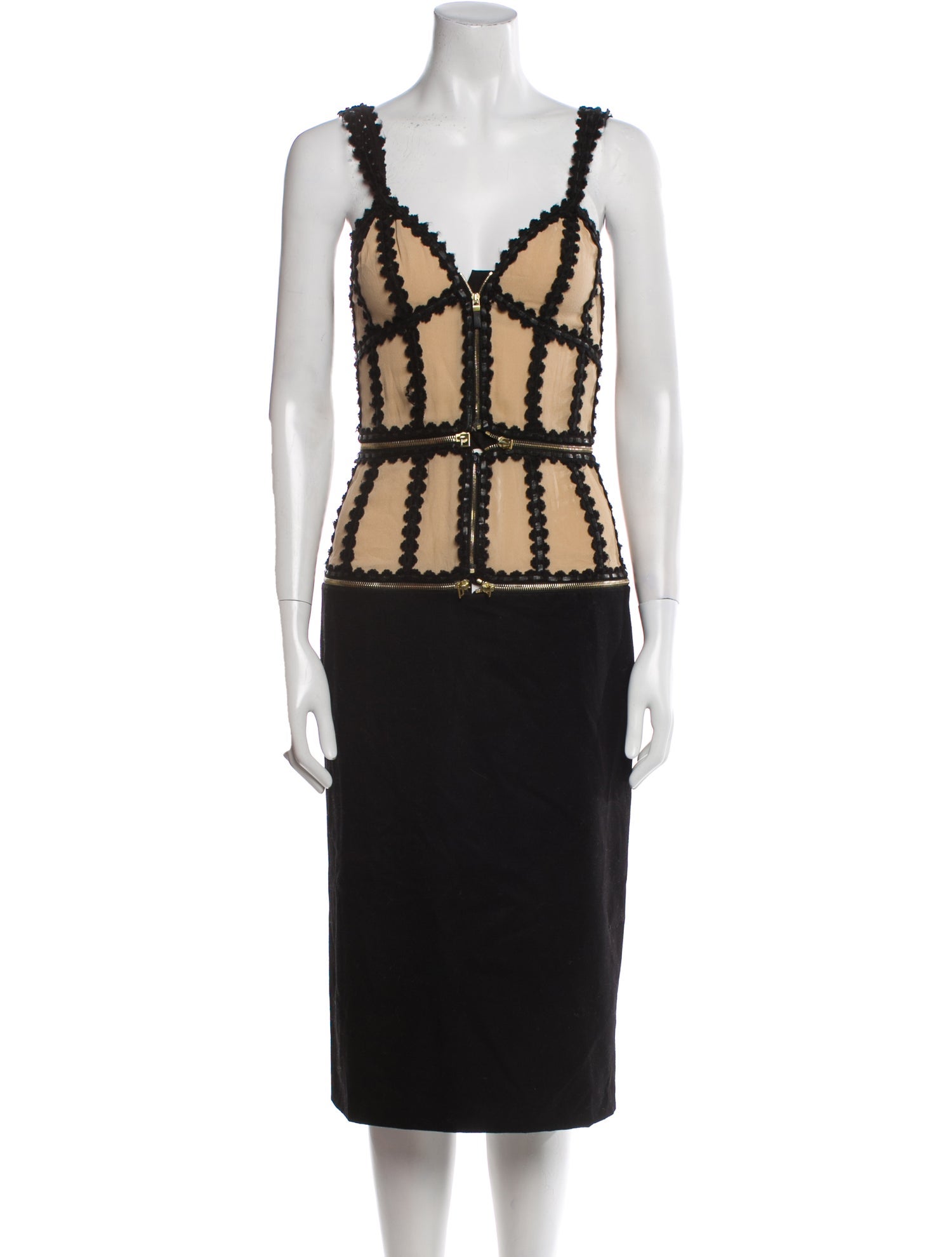 Alexander McQueen Vintage Midi Length Dress