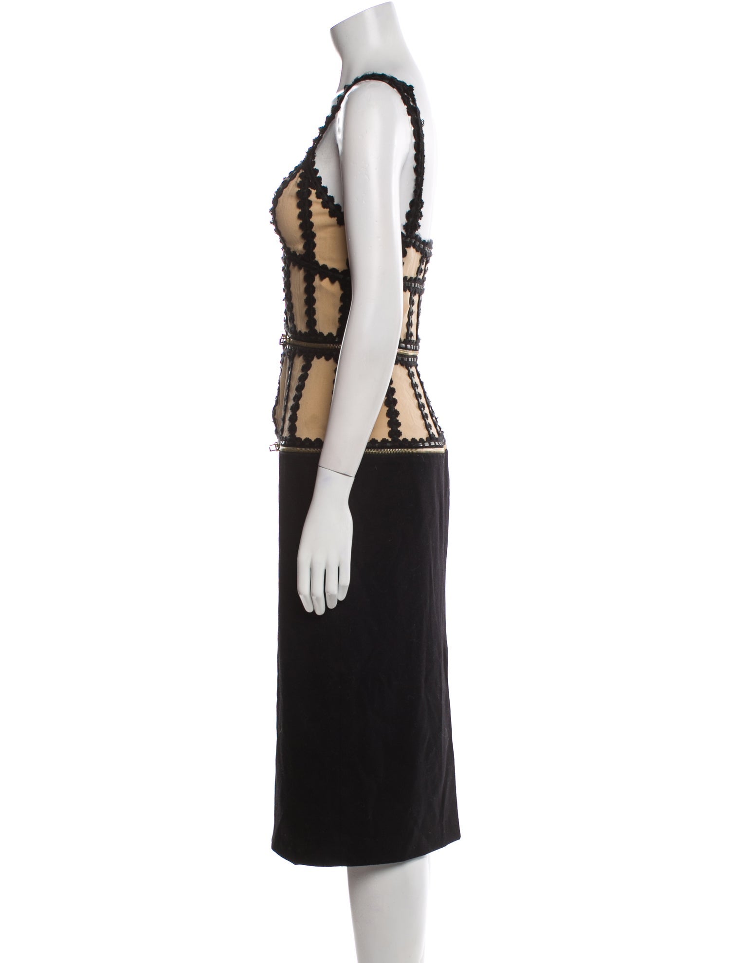 Alexander McQueen Vintage Midi Length Dress