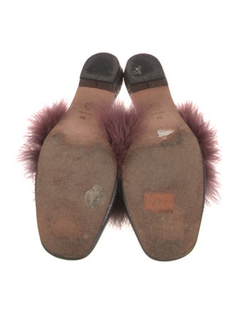 Alexander McQueen Leather Mules