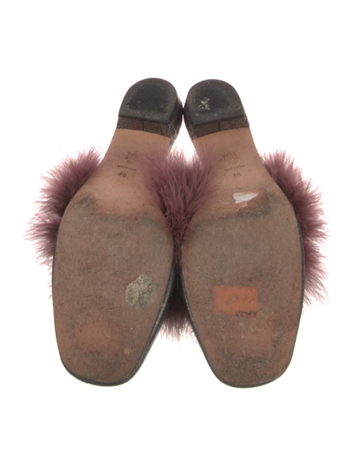 Alexander McQueen Leather Mules