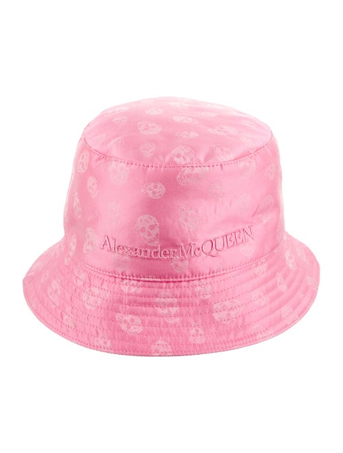 Alexander McQueen Pink Pattern Bucket Hat S