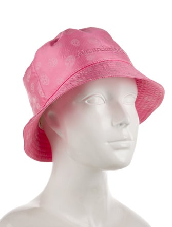 Alexander McQueen Pink Pattern Bucket Hat S
