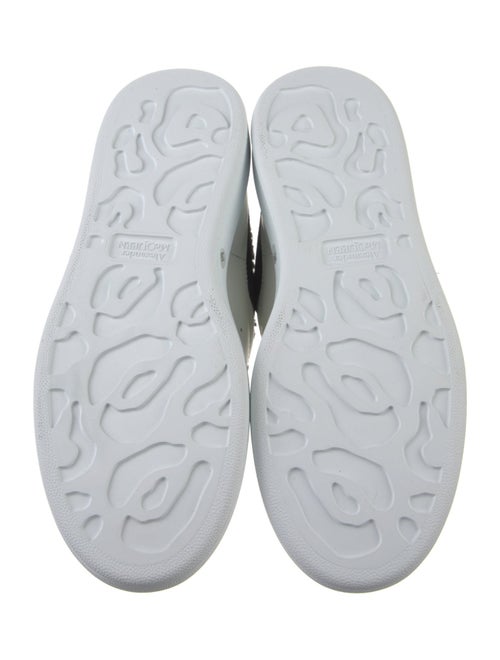 Alexander McQueen Spike Accents Leather Sneakers