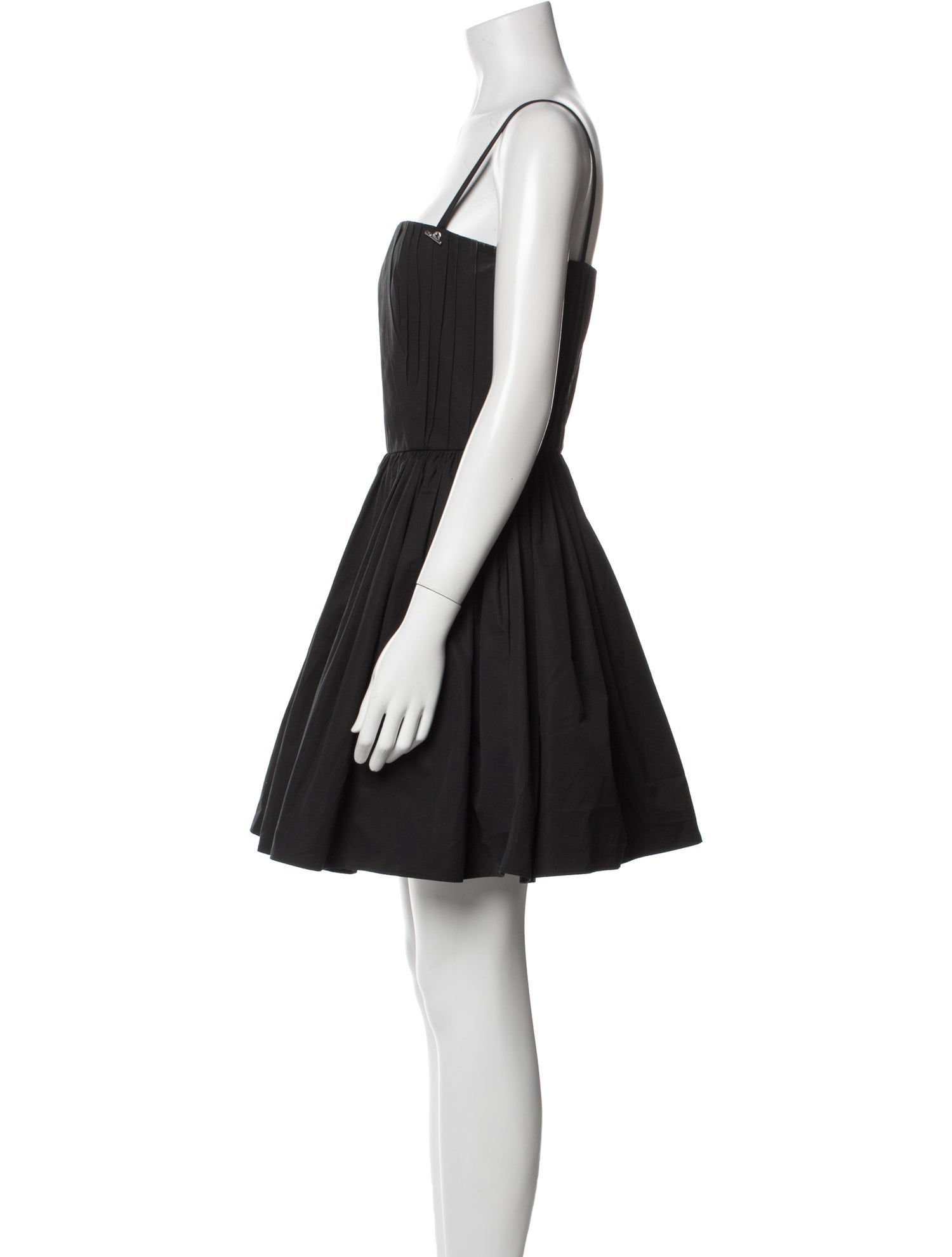 Alexander McQueen Square Neckline Mini Dress