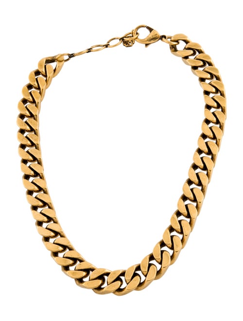 Alexander McQueen Curb Link Chain Necklace