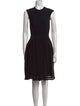 Alexander McQueen Crew Neck Knee-Length Dress