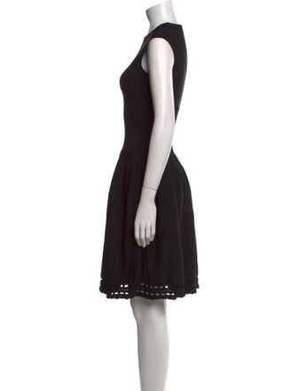 Alexander McQueen Crew Neck Knee-Length Dress