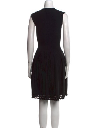 Alexander McQueen Crew Neck Knee-Length Dress