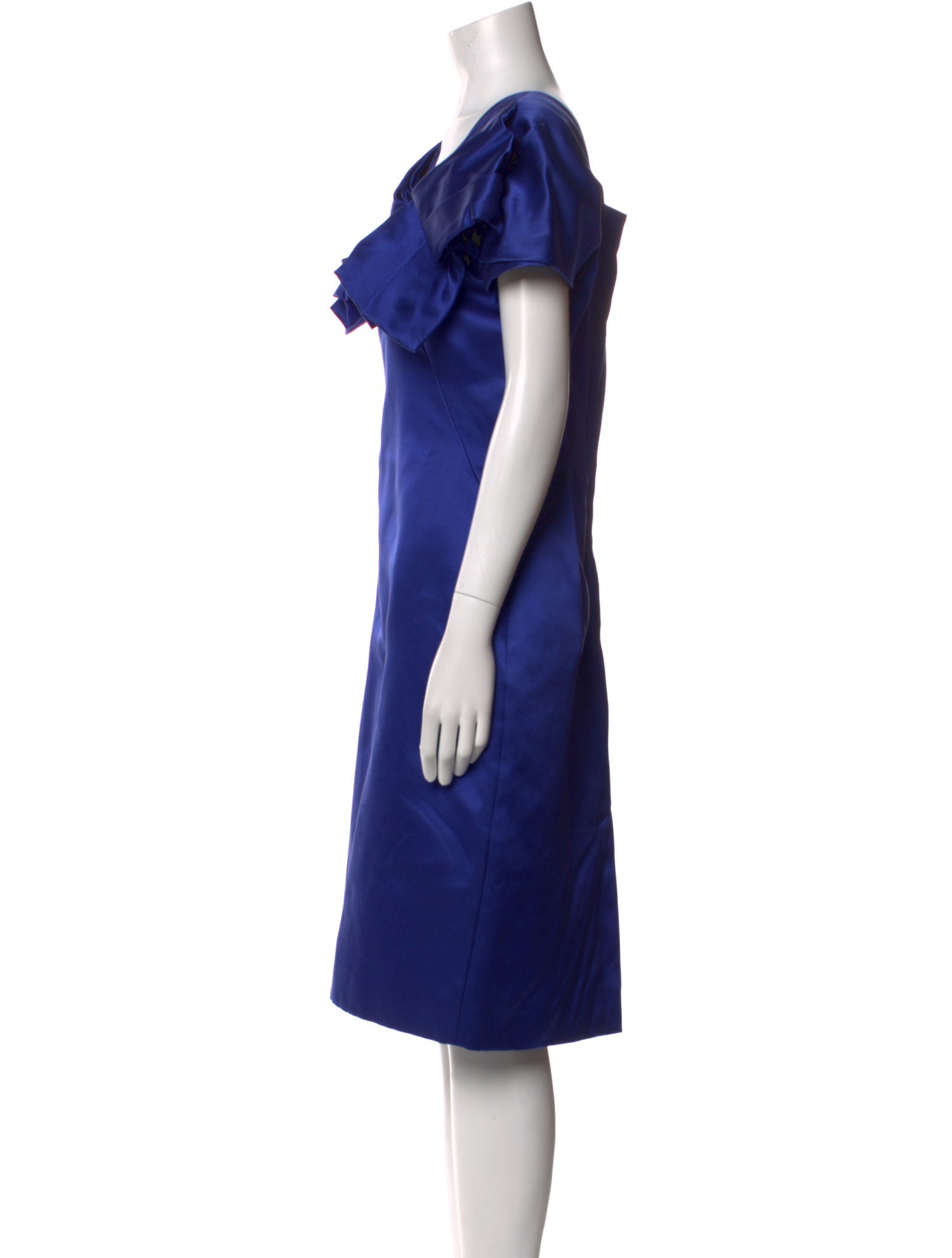 Alexander McQueen Silk Midi Length Dress