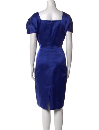 Alexander McQueen Silk Midi Length Dress