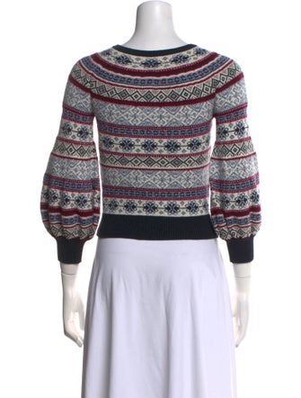 Alexander McQueen Silk Striped Sweater