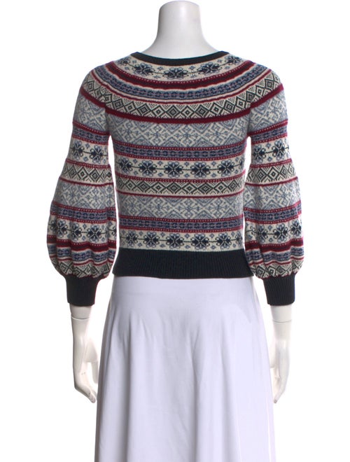 Alexander McQueen Silk Striped Sweater