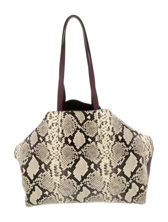 Alexander McQueen Embossed Leather Weekender Bag