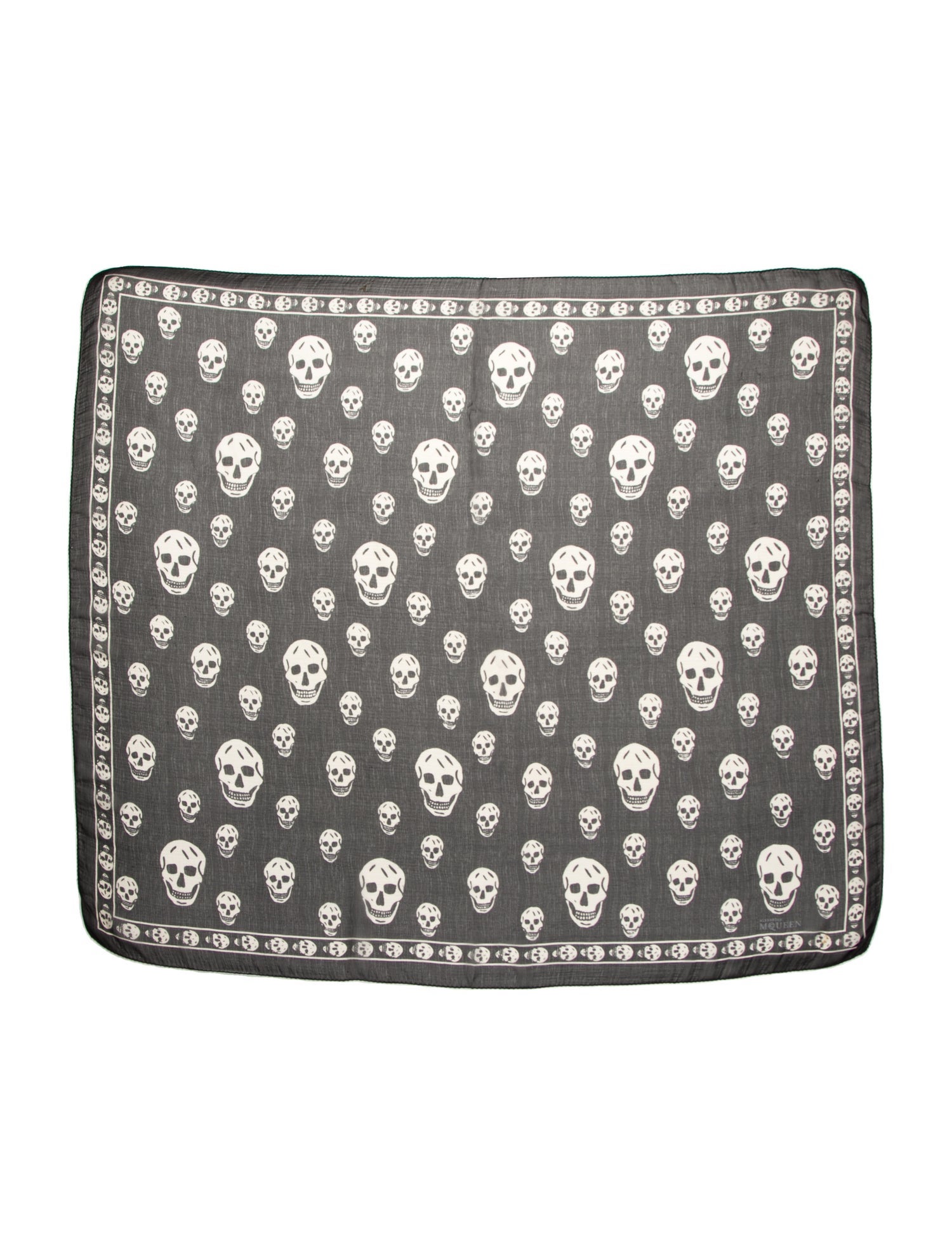 Alexander McQueen Silk Skull Scarf