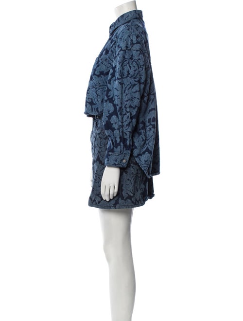 Alexander McQueen Printed Skirt Suit