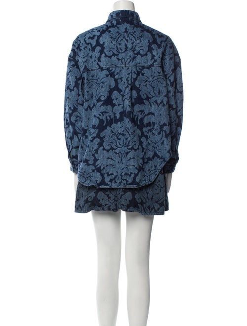 Alexander McQueen Printed Skirt Suit