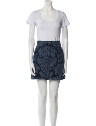 Alexander McQueen Printed Skirt Suit