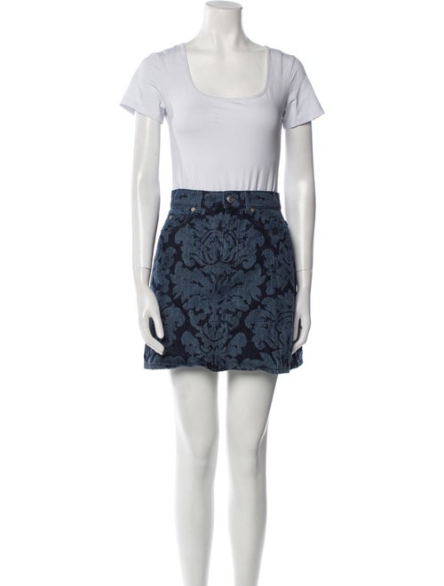 Alexander McQueen Printed Skirt Suit