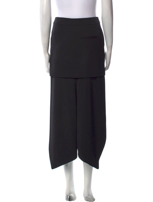Alexander McQueen Wool Midi Length Skirt