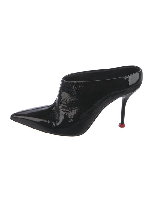Alexander McQueen Patent Leather Mules