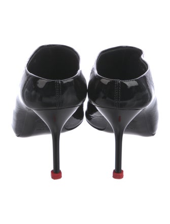 Alexander McQueen Patent Leather Mules