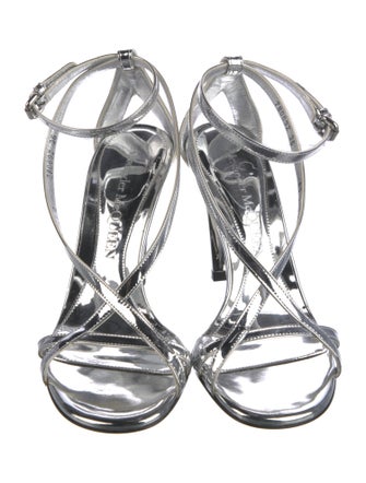 Alexander McQueen Patent Leather Sandals