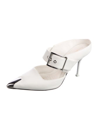 Alexander McQueen Leather Mules
