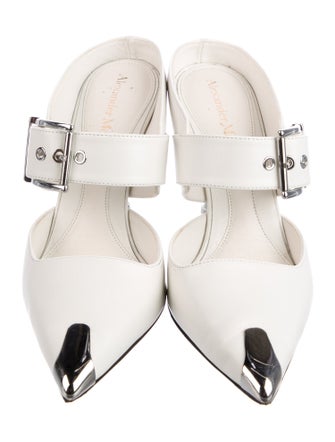 Alexander McQueen Leather Mules