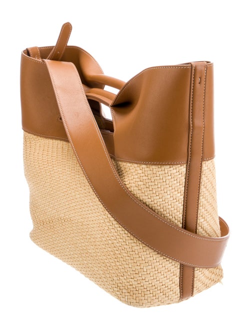 Alexander McQueen Raffia Bucket Bag