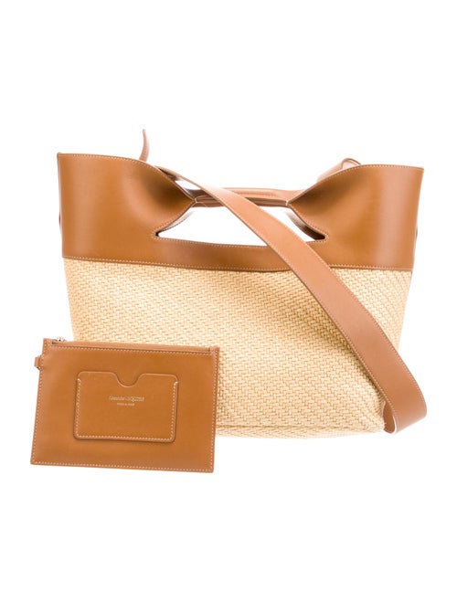 Alexander McQueen Raffia Bucket Bag