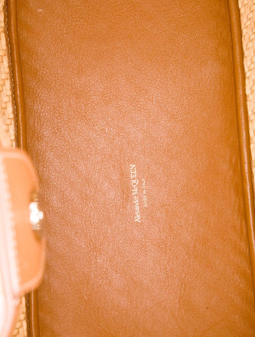 Alexander McQueen Raffia Bucket Bag