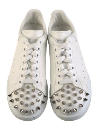 Alexander McQueen Leather Studded Accents Chunky Sneakers
